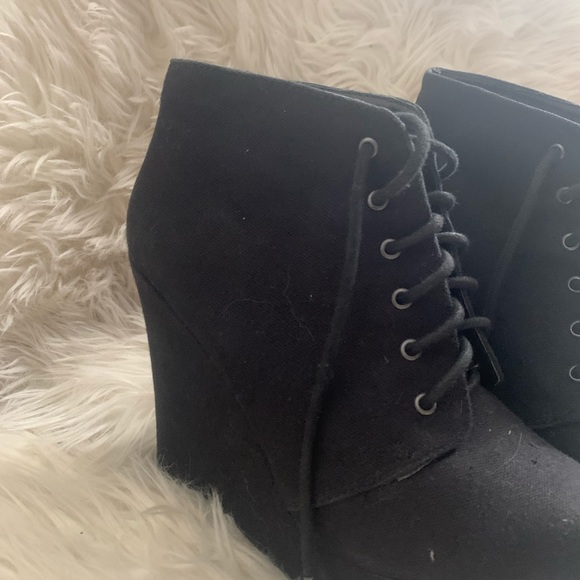 Black cute comfy heels - Picture 6 of 14